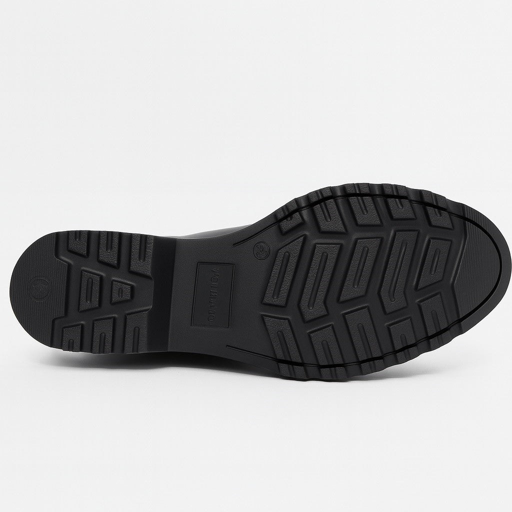 MOCASSINO VOLPATO DONNA NERO - 1088N NERO