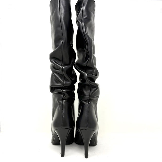 STIVALE SOFIA/LEN DONNA NERO - 1864 NERO