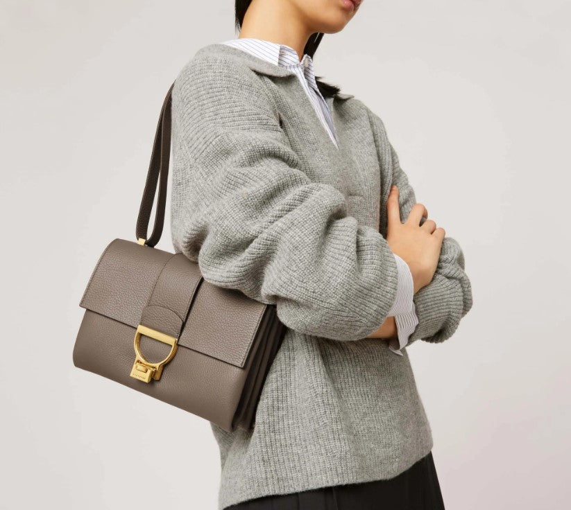 BORSA COCCINELLE ACCESSORI TAUPE - 1MD5120701T