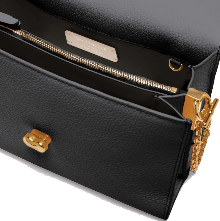 BORSA COCCINELLE ACCESSORI NERO - 1P7P120121N