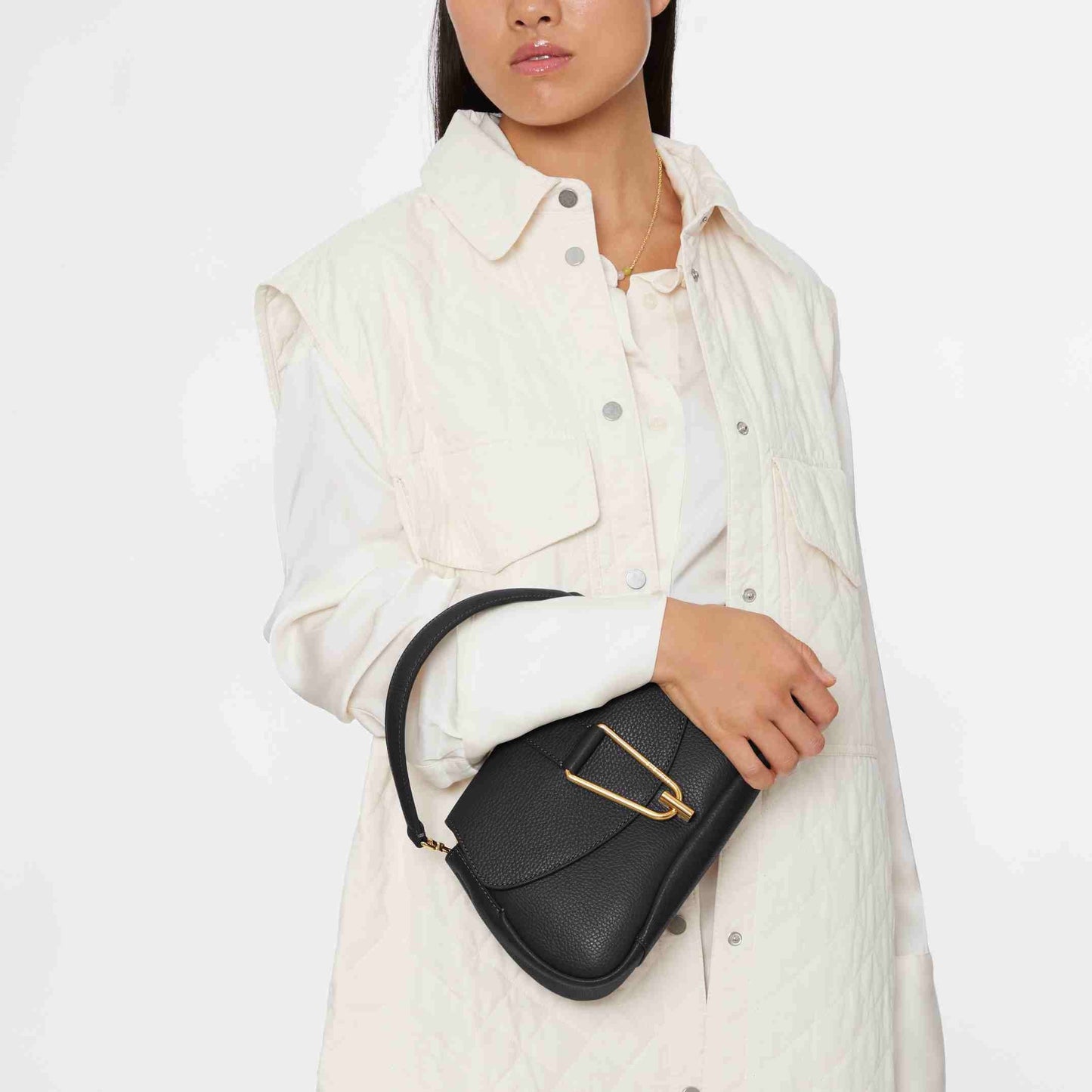 BORSA COCCINELLE ACCESSORI NERO - 1PDA180101N