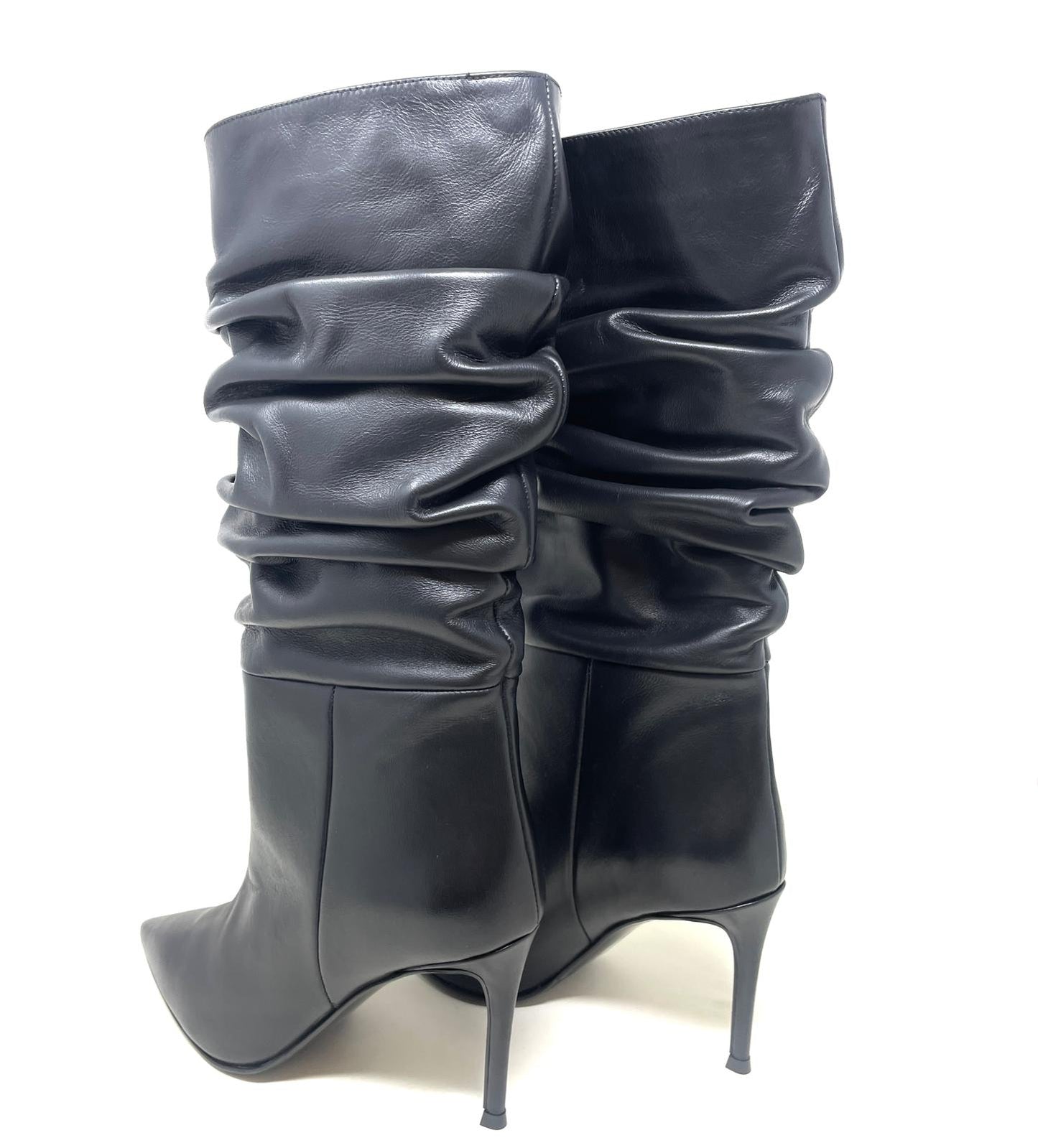 STIVALE VOLPATO DONNA NERO - 2069 NERO