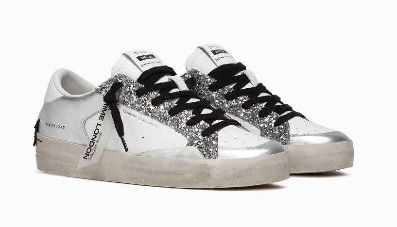 SNEAKERS CRIME LONDON DONNA ARGENTO 26102 ARG – Volpato Calzature