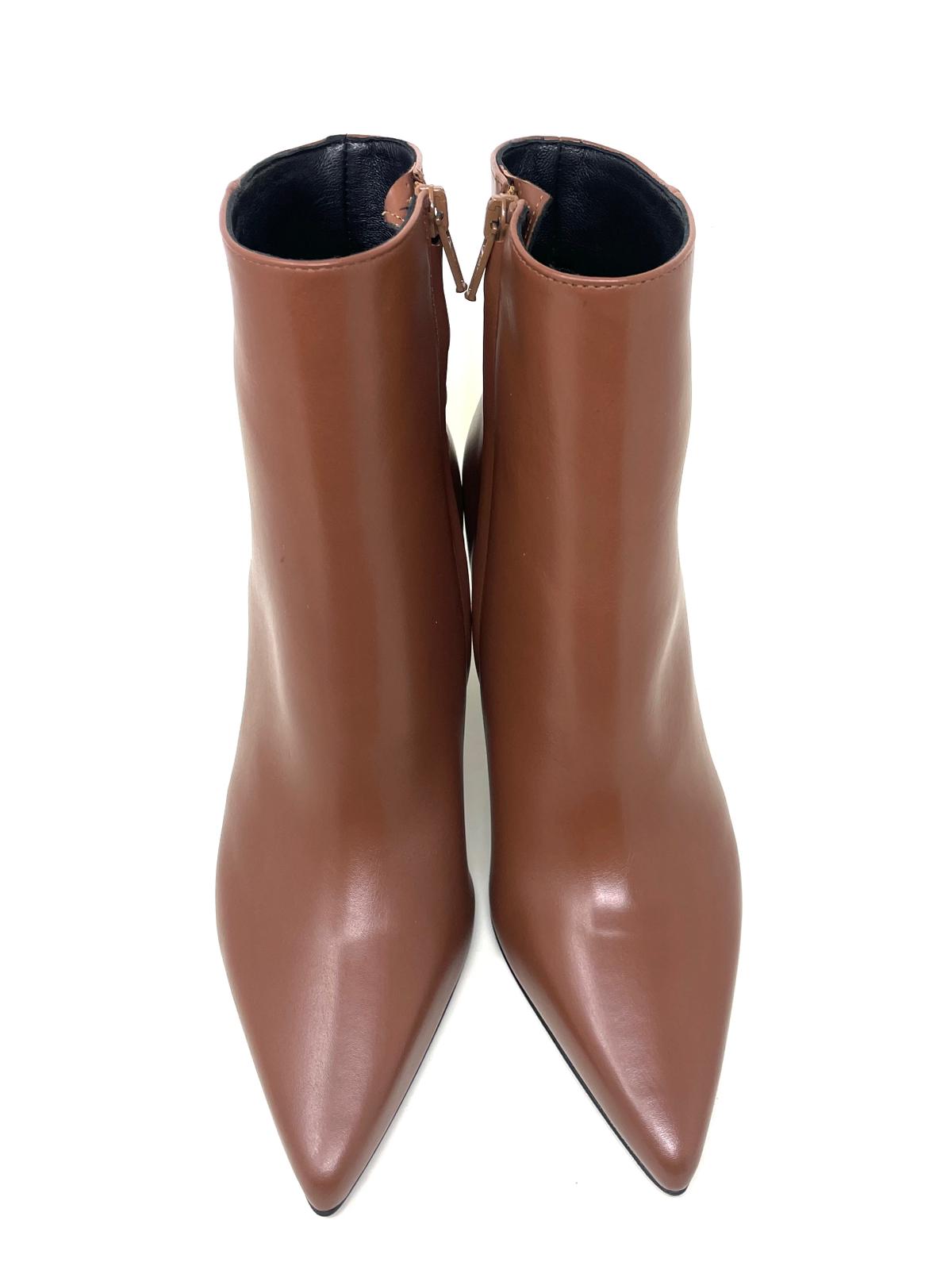 TRONCHETTI CON TACCO ALBANO DONNA CUOIO - 2774VIT CU