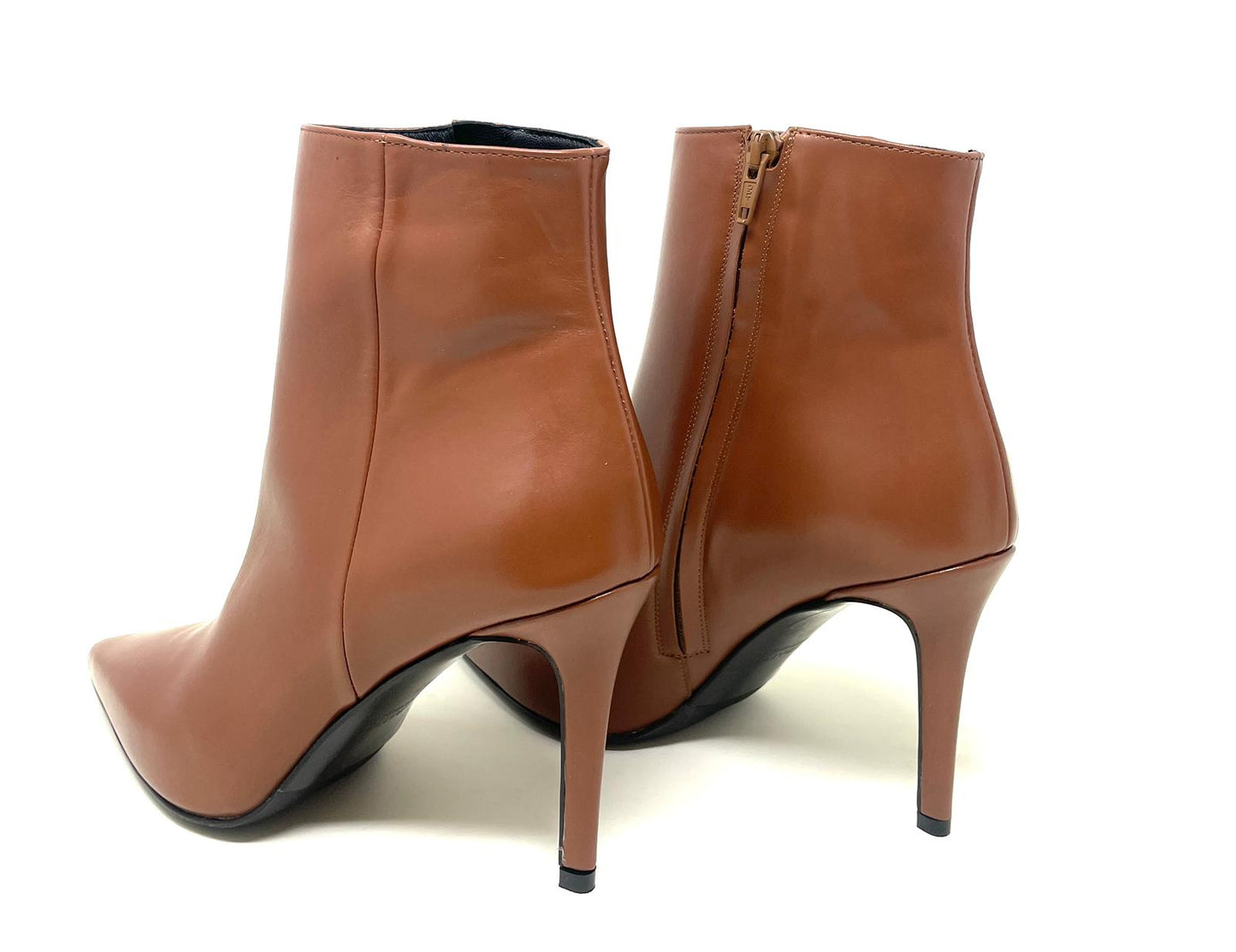 TRONCHETTI CON TACCO ALBANO DONNA CUOIO - 2774VIT CU
