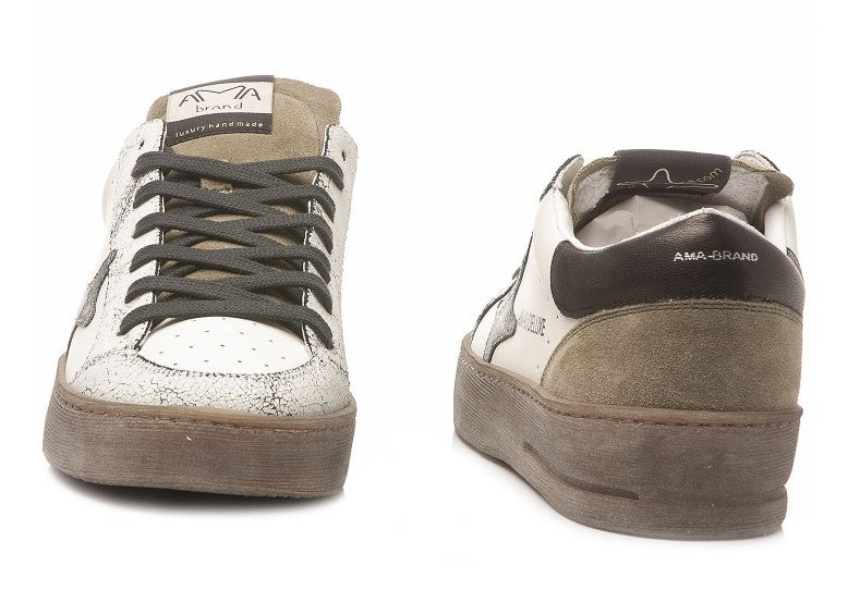 SNEAKERS AMA BRAND UOMO BIANCO - 2956 BIAN