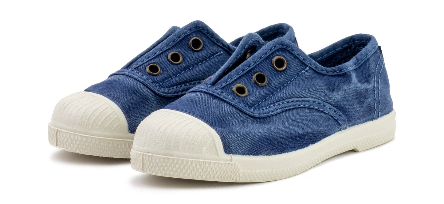 SNEAKERS NATURAL WORLD BAMBINO BLU - 470E 628