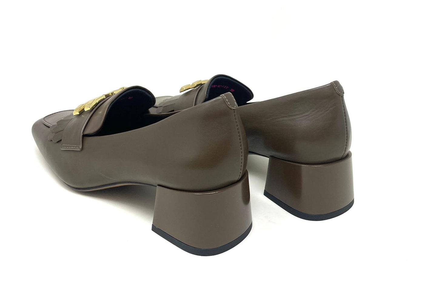 SCARPE CON TACCO THE GIVER DONNA KAKI - 50012VIT KA