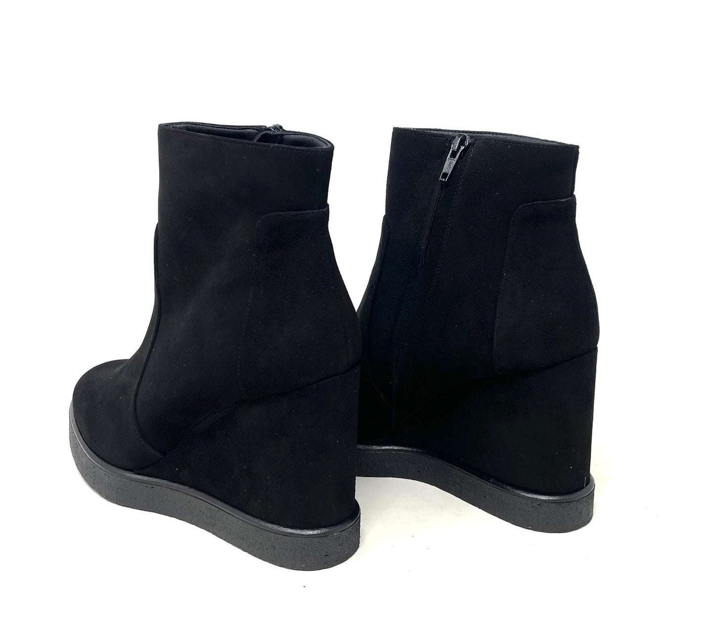 TRONCHETTI CON TACCO VOLPATO DONNA NERO - 558CAM NERO