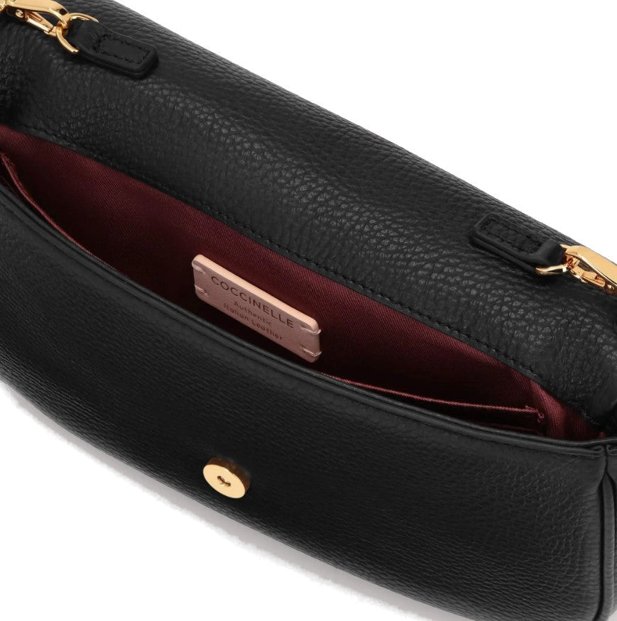 BORSA COCCINELLE ACCESSORI NERO - 5MQF550101N