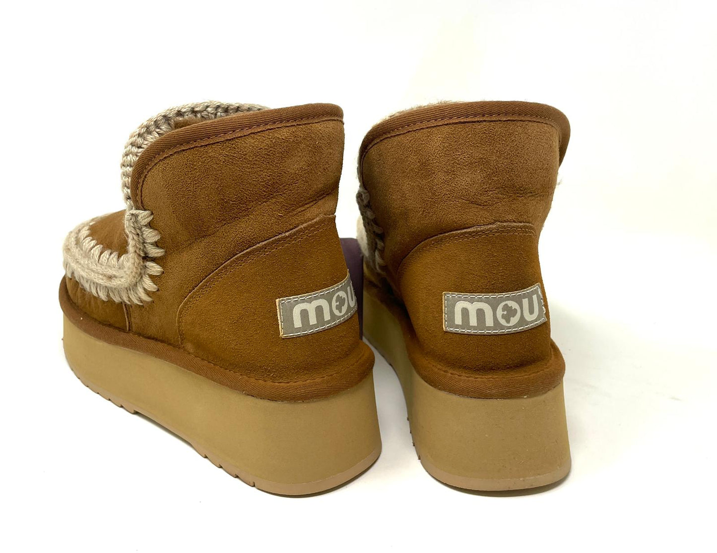 TRONCHETTI BASSI MOU DONNA CUOIO - 681000A COGN