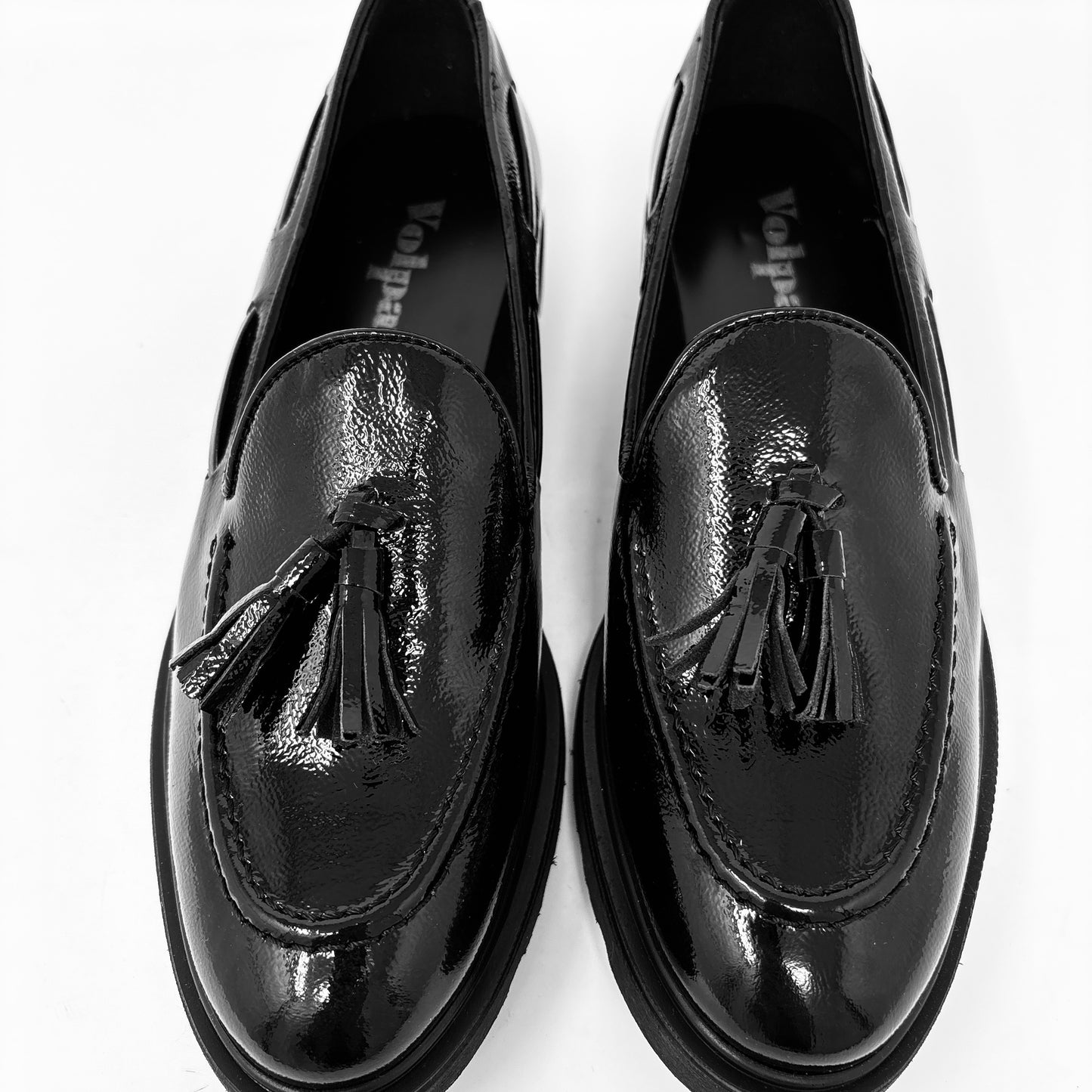 MOCASSINO VOLPATO DONNA NERO - 7822N NERO