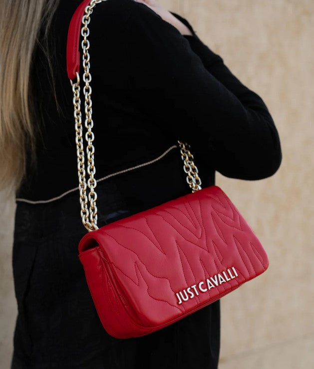 BORSA JUST CAVALLI ACCESSORI ROSSO - 78RA4BE4 573