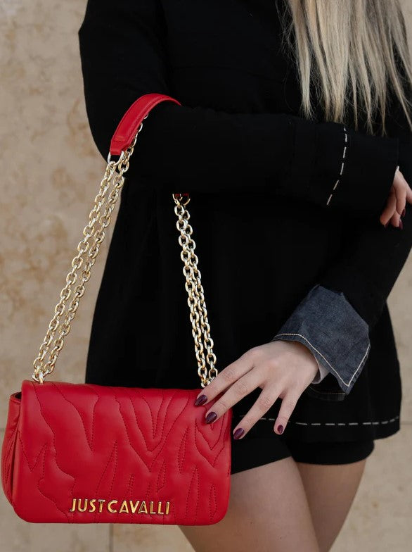 BORSA JUST CAVALLI ACCESSORI ROSSO - 78RA4BE4 573