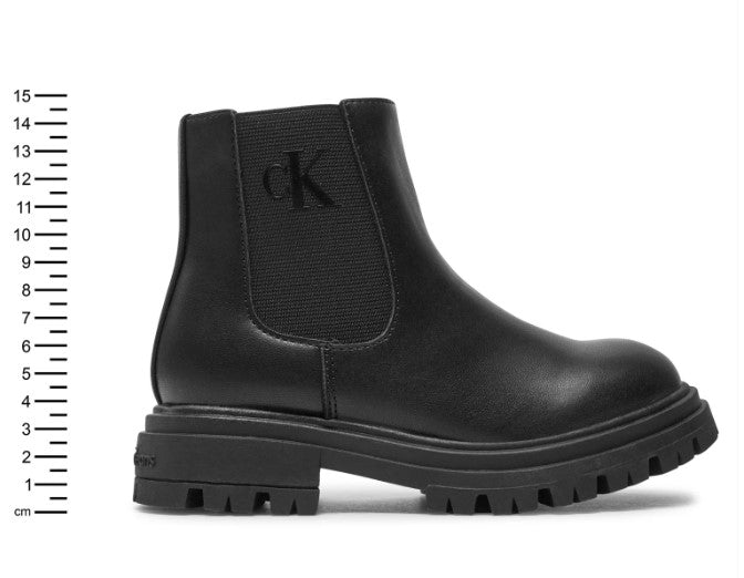 STIVALETTO CALVIN KLEIN BAMBINO NERO - 81097B NERO