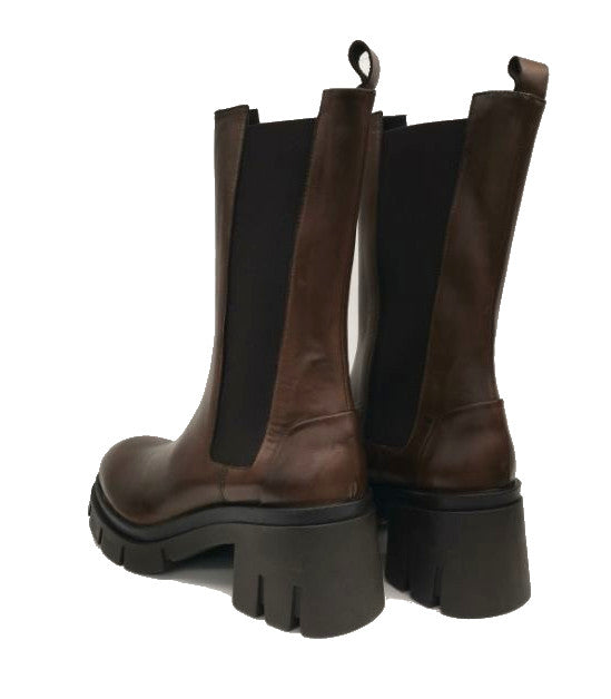 STIVALETTO VOLPATO DONNA MARRONE - 8252 MA