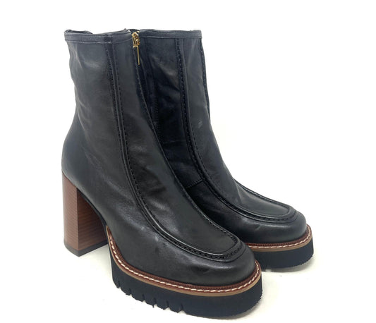 TRONCHETTI CON TACCO VOLPATO DONNA NERO - 9002LE NERO