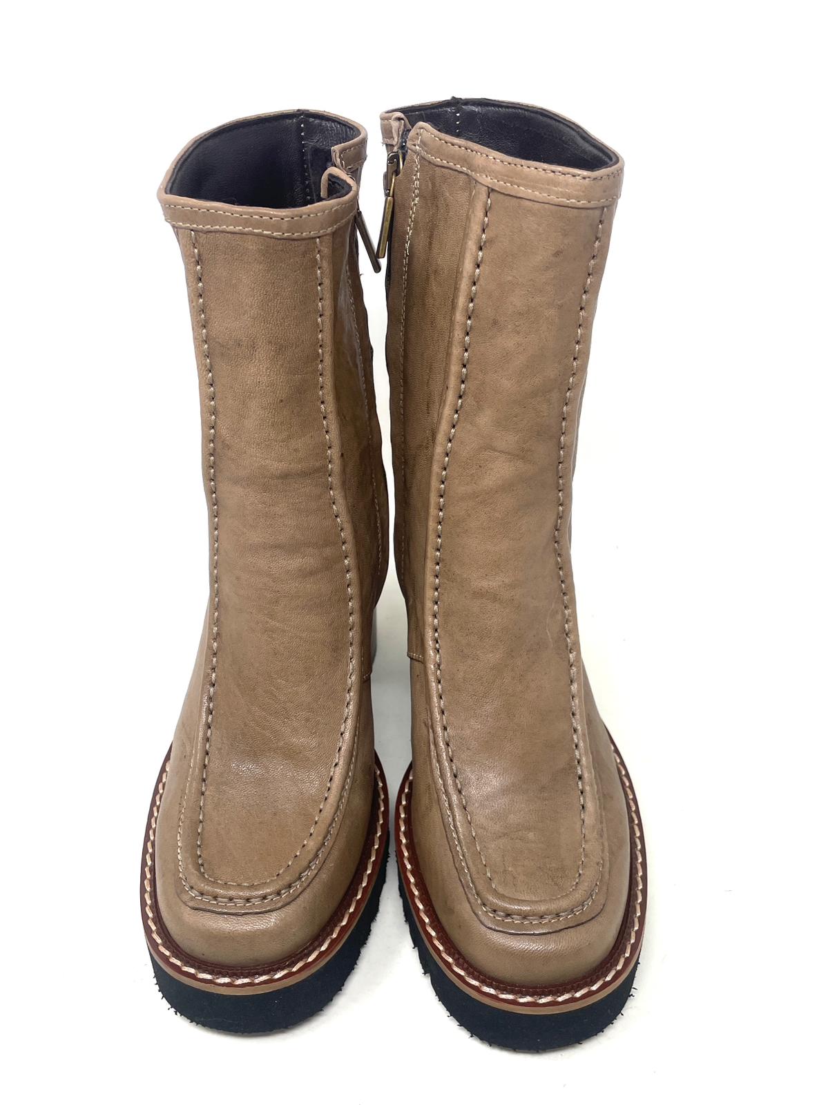 TRONCHETTI CON TACCO VOLPATO DONNA TAUPE - 9002LE TAUP