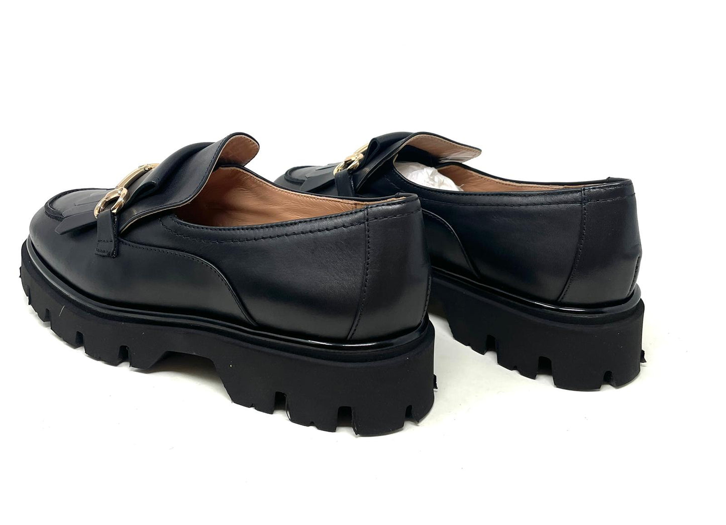 MOCASSINO VOLPATO DONNA NERO - A232G NERO