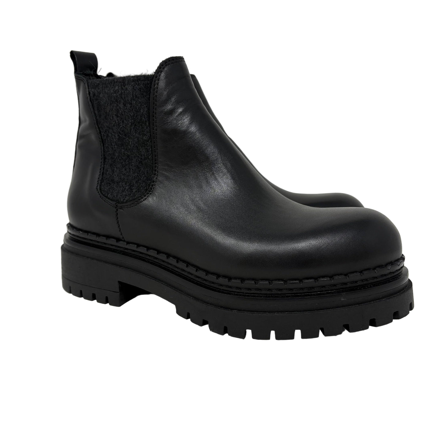 TRONCHETTI BASSI VOLPATO DONNA NERO - ASIA01 NERO