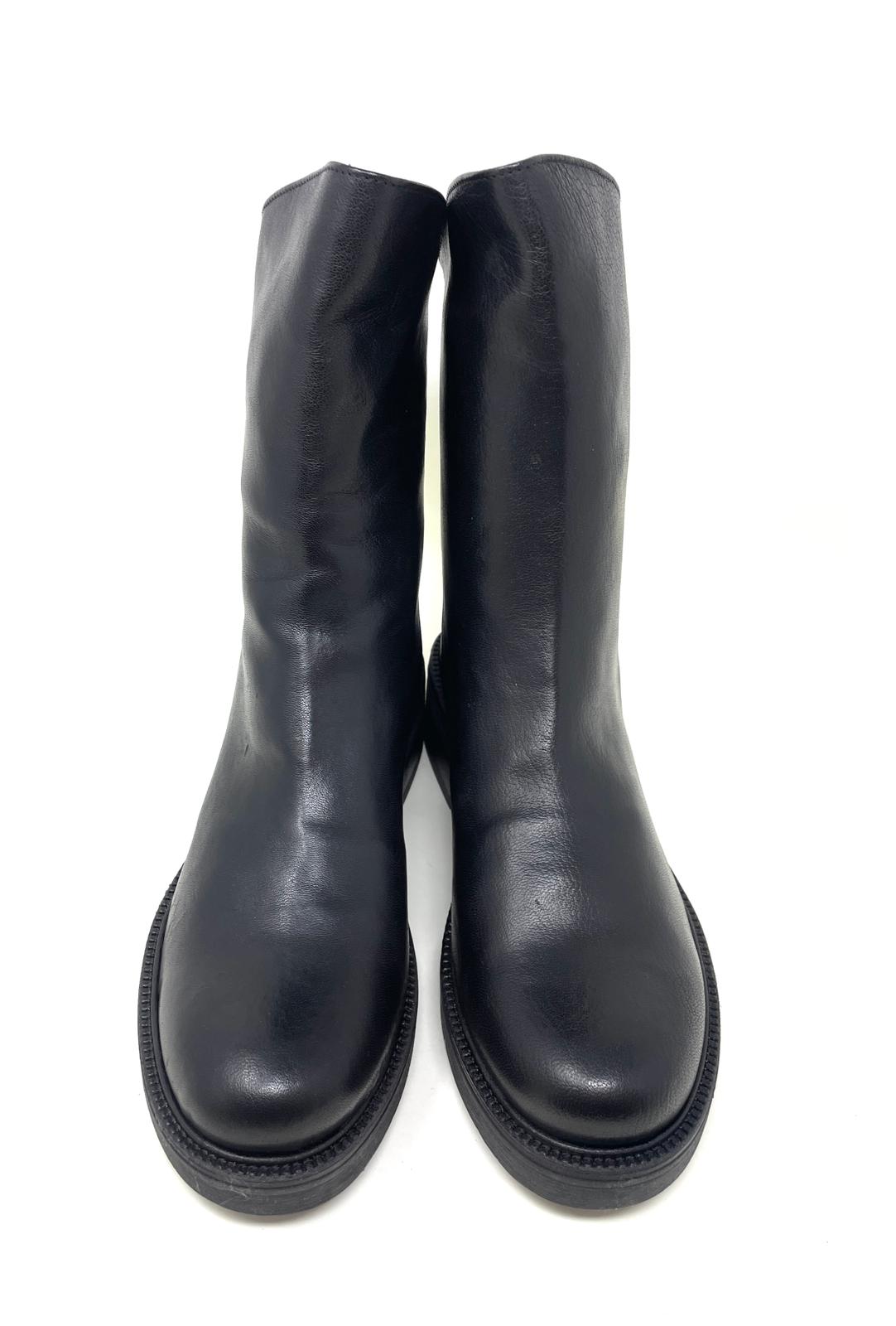 TRONCHETTI BASSI VOLPATO DONNA NERO - BALMALAV NE