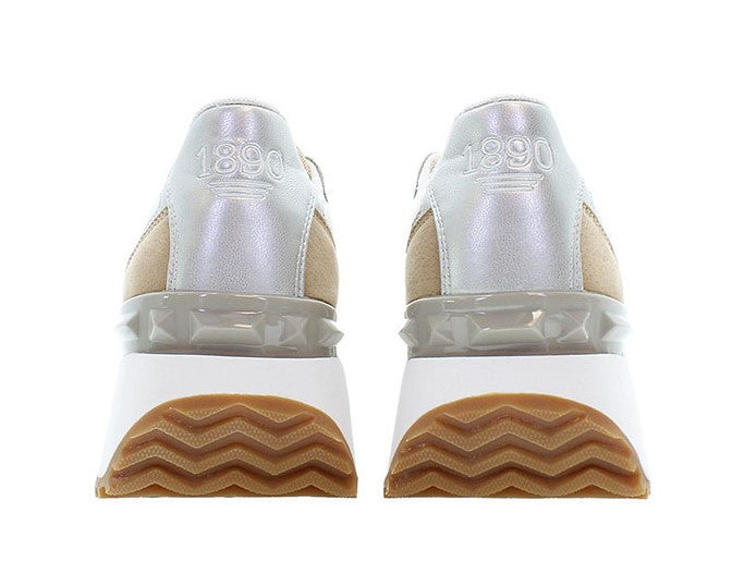 SNEAKERS U.S. POLO ASSN. DONNA BEIGE - BAYLE003 BI/BEIGE