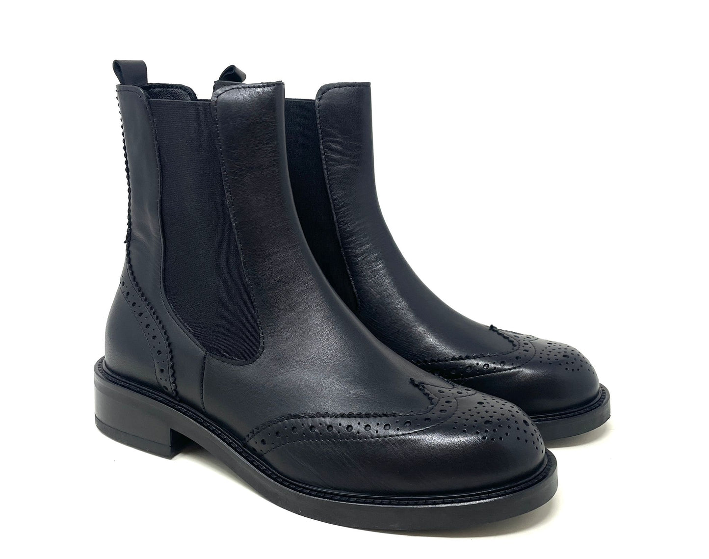 TRONCHETTI BASSI VOLPATO DONNA NERO - CAROLA02 NE