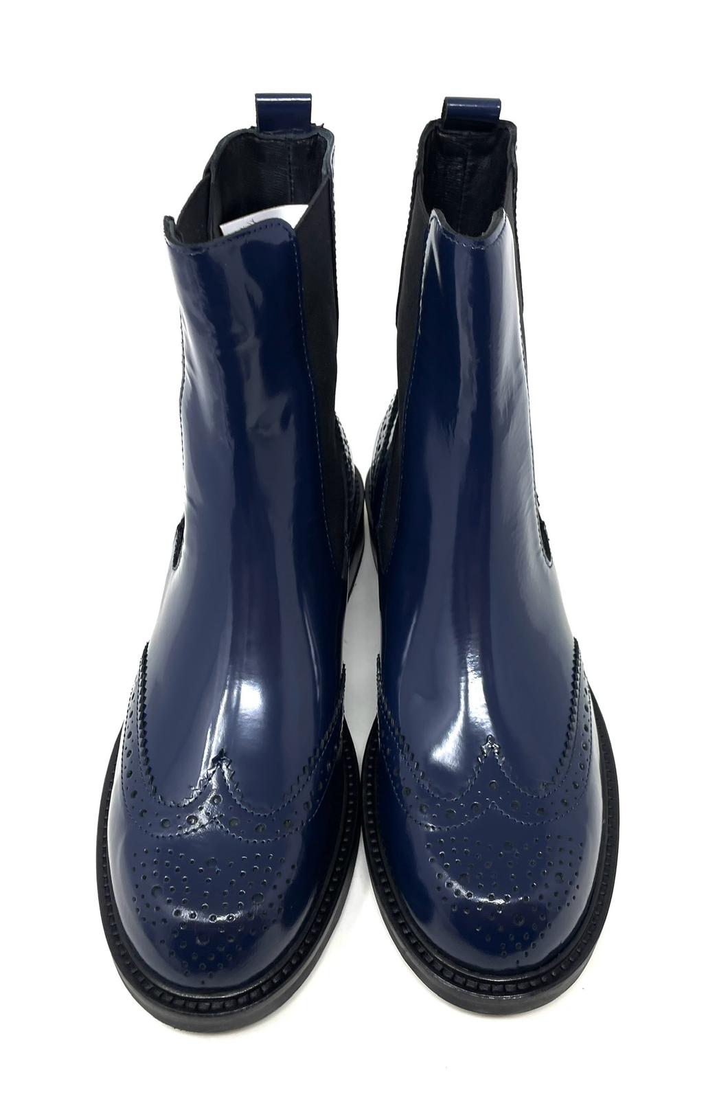 TRONCHETTI BASSI VOLPATO DONNA BLU - CAROLA BLU