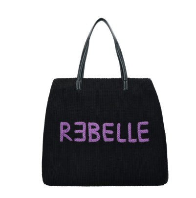 BORSA REBELLE ACCESSORI NERO - DOLLY NE/VI