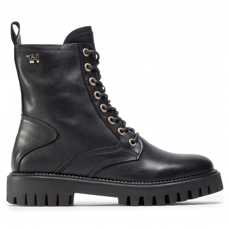 SNEAKERS TOMMY HILFIGER DONNA NERO - FW05360 NE