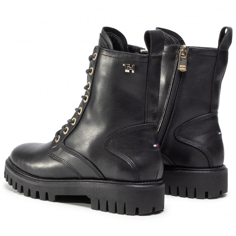 SNEAKERS TOMMY HILFIGER DONNA NERO - FW05360 NE