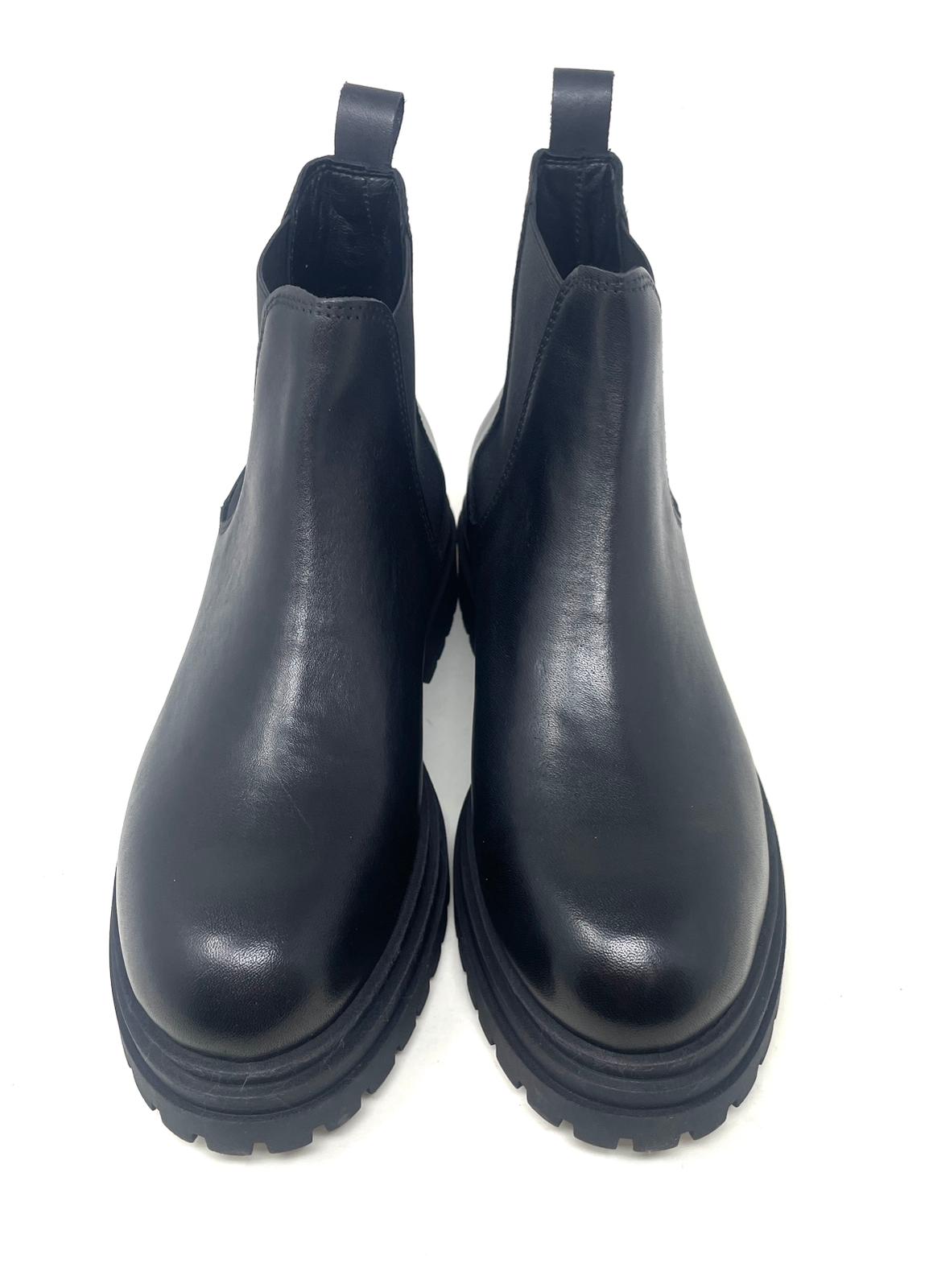 TRONCHETTI BASSI VOLPATO DONNA NERO - GEMMA07 NER