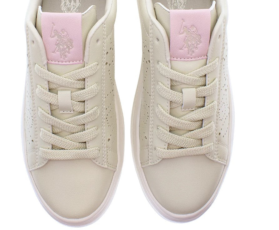 SNEAKERS U.S. POLO ASSN. DONNA BEIGE - GINGER001 BEIGE