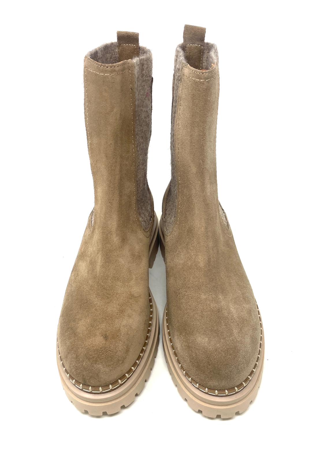 TRONCHETTI BASSI VOLPATO DONNA BEIGE - GIORGIAC CA