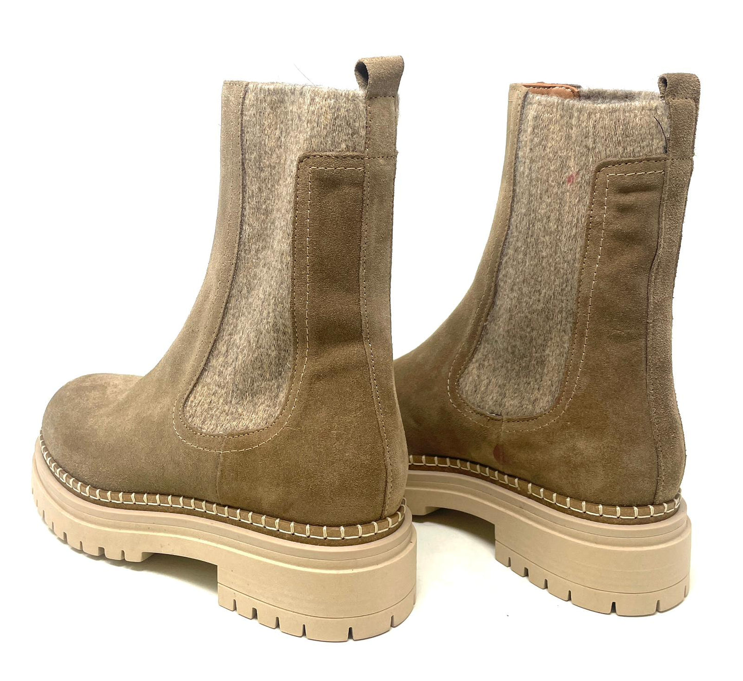 TRONCHETTI BASSI VOLPATO DONNA BEIGE - GIORGIAC CA