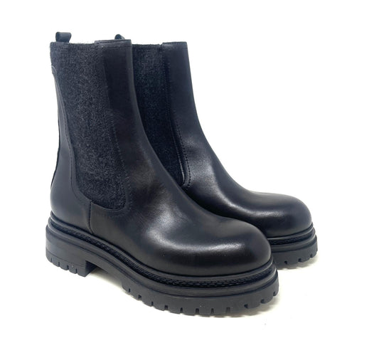 TRONCHETTI BASSI VOLPATO DONNA NERO - GIOVI08 NER