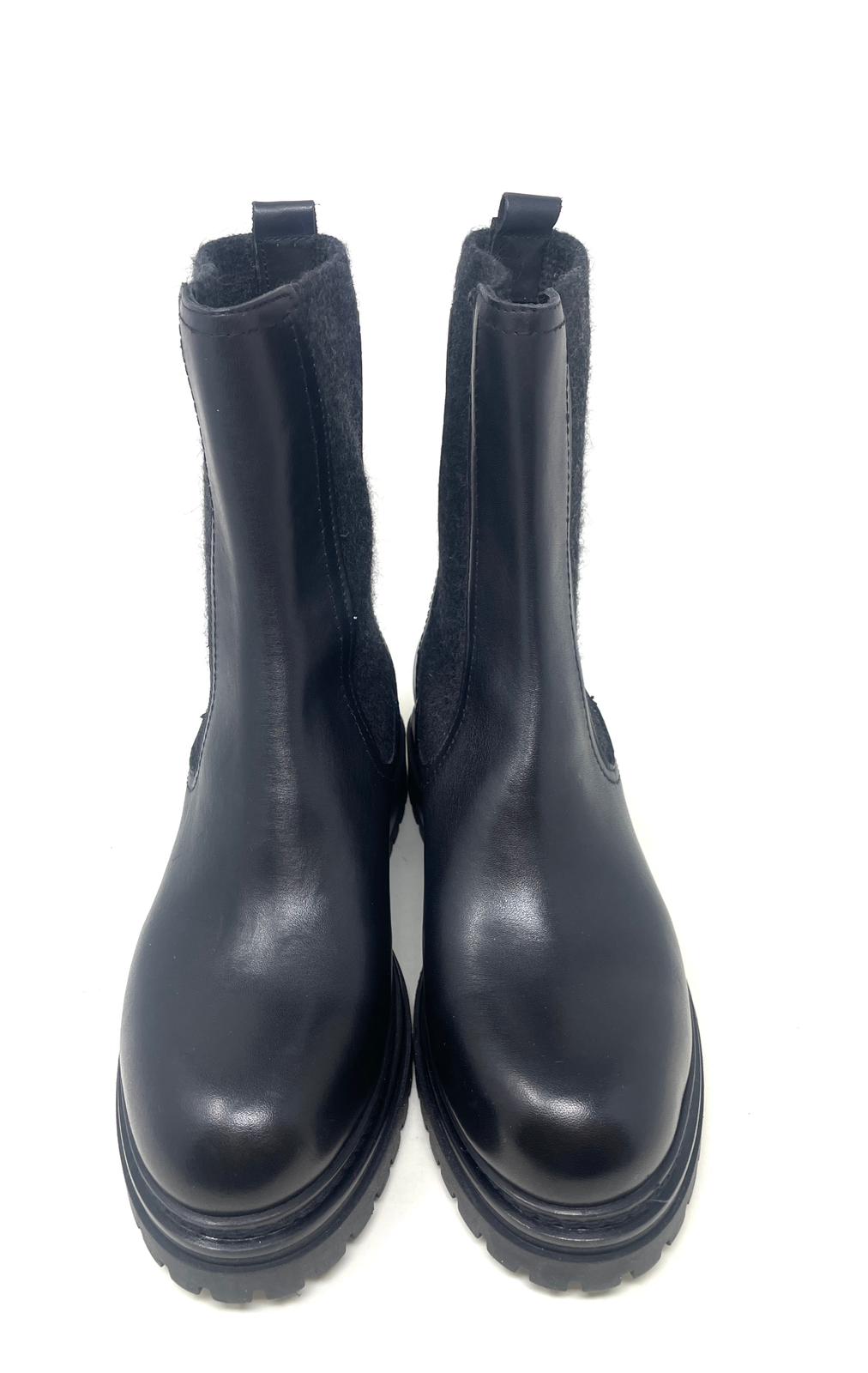 TRONCHETTI BASSI VOLPATO DONNA NERO - GIOVI08 NER