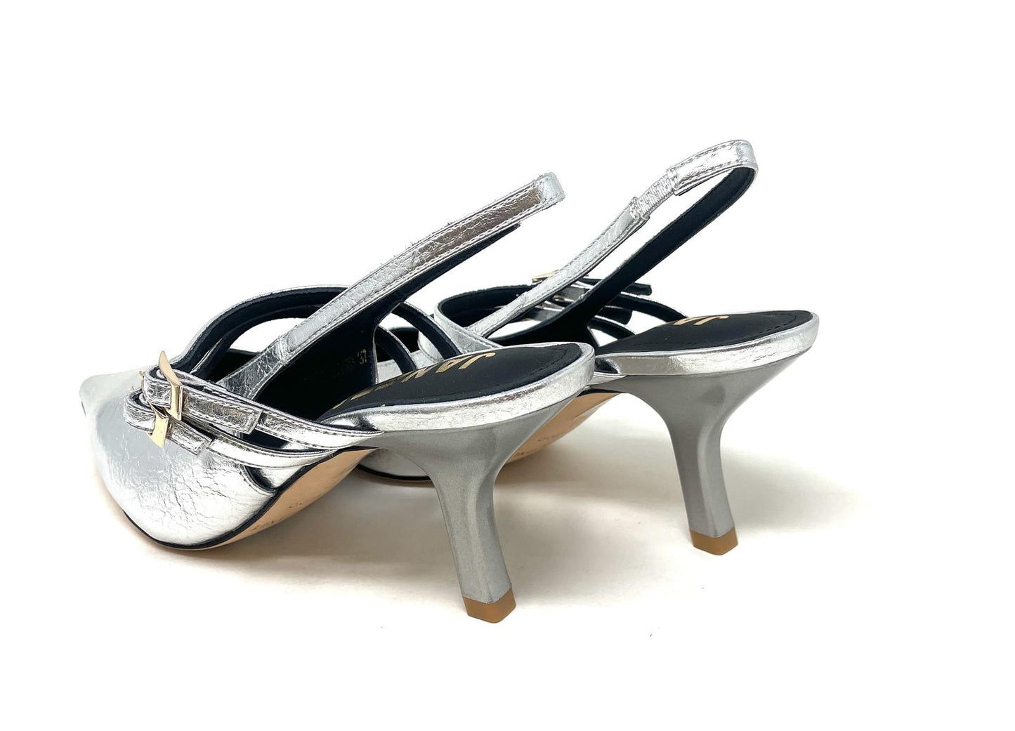 SCARPE CON TACCO JANET & JANET DONNA ARGENTO - J101 SILVER