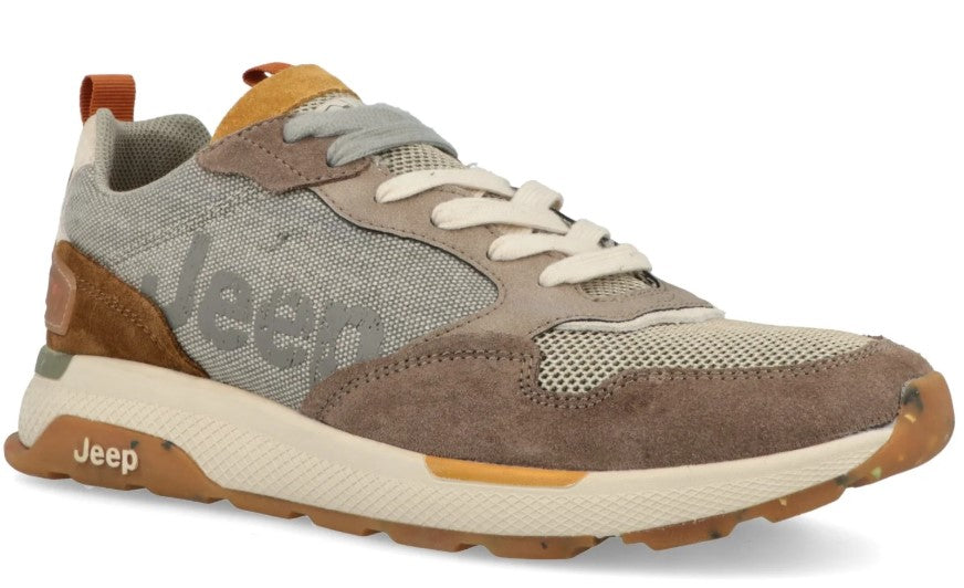 SNEAKERS JEEP UOMO MARRONE - JM51060 SAGE