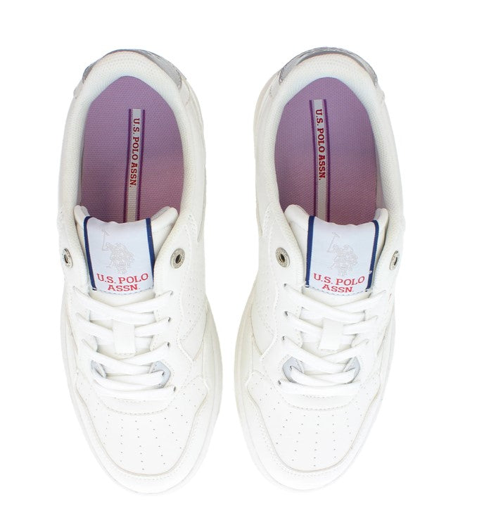 SNEAKERS U.S. POLO ASSN. DONNA BIANCO - KOSMO002 BI/ARG