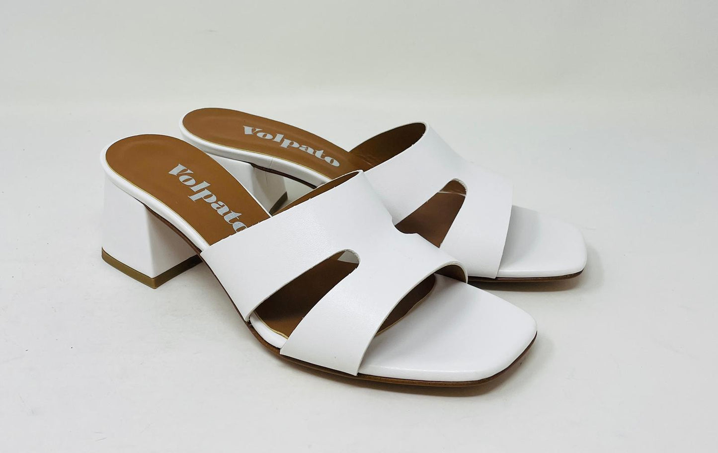 SANDALI CON TACCO VOLPATO DONNA BIANCO - L318SOFT BIAN