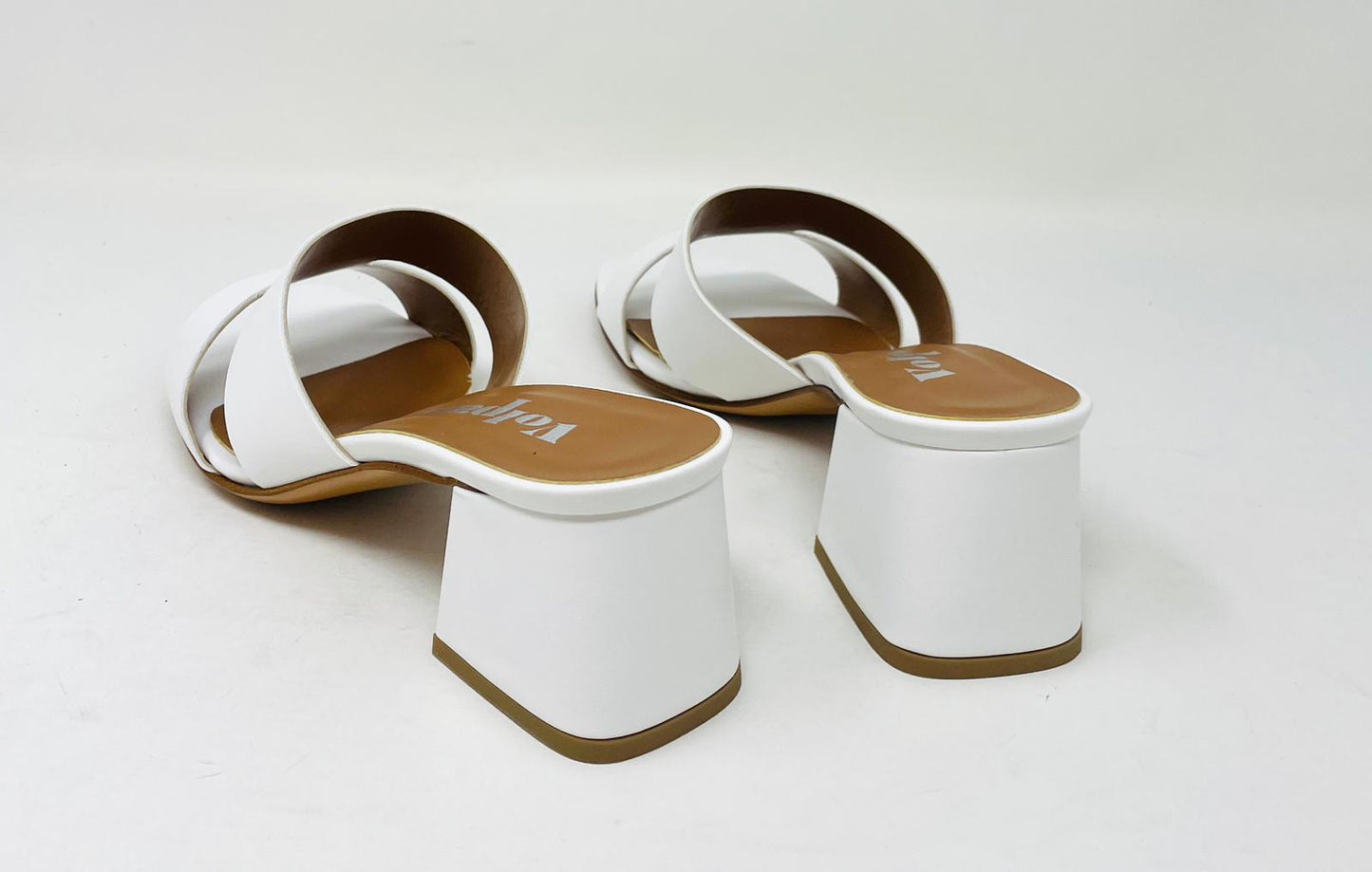 SANDALI CON TACCO VOLPATO DONNA BIANCO - L318SOFT BIAN