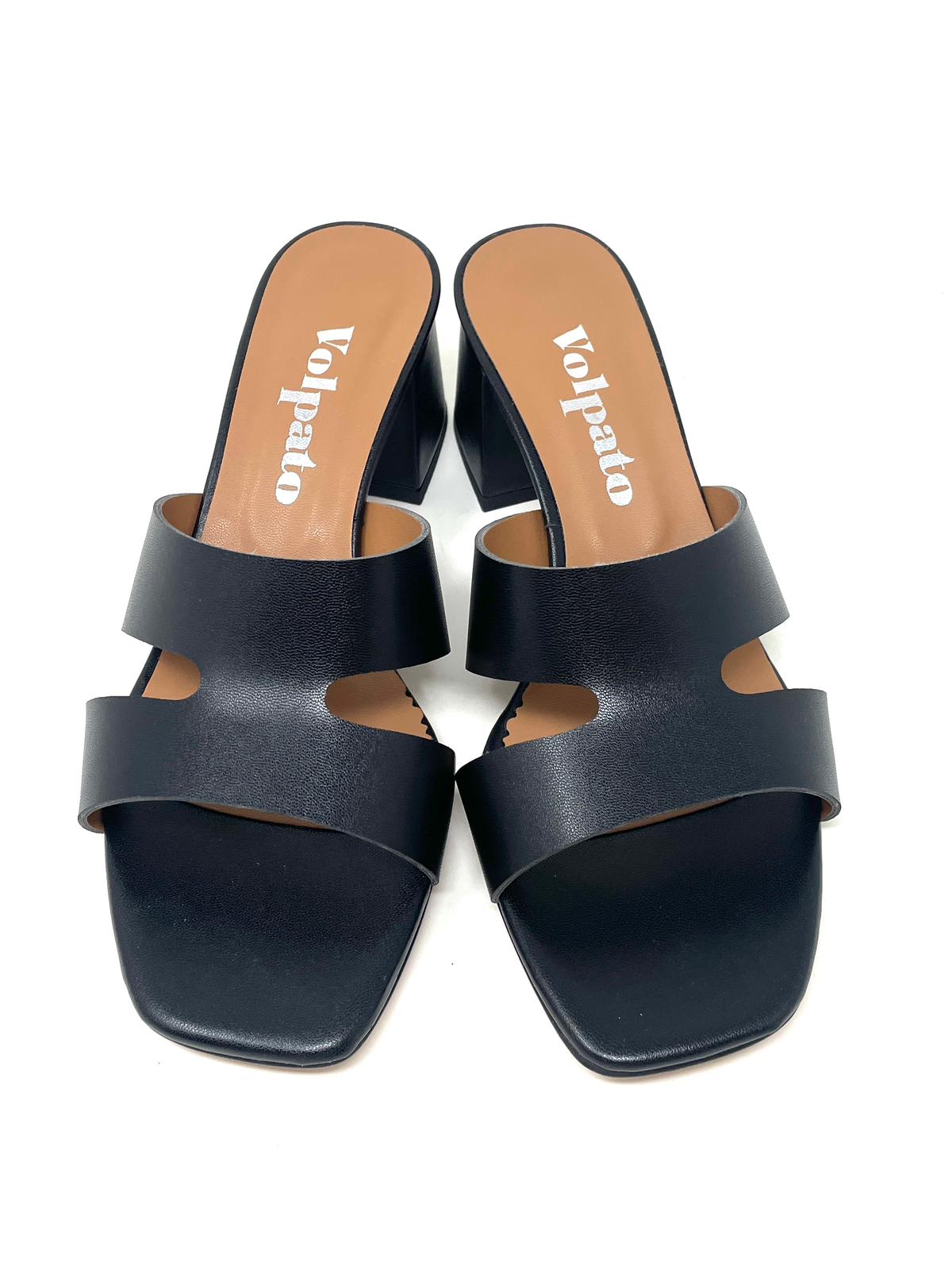 SANDALI CON TACCO VOLPATO DONNA NERO - L318SOFT NERO