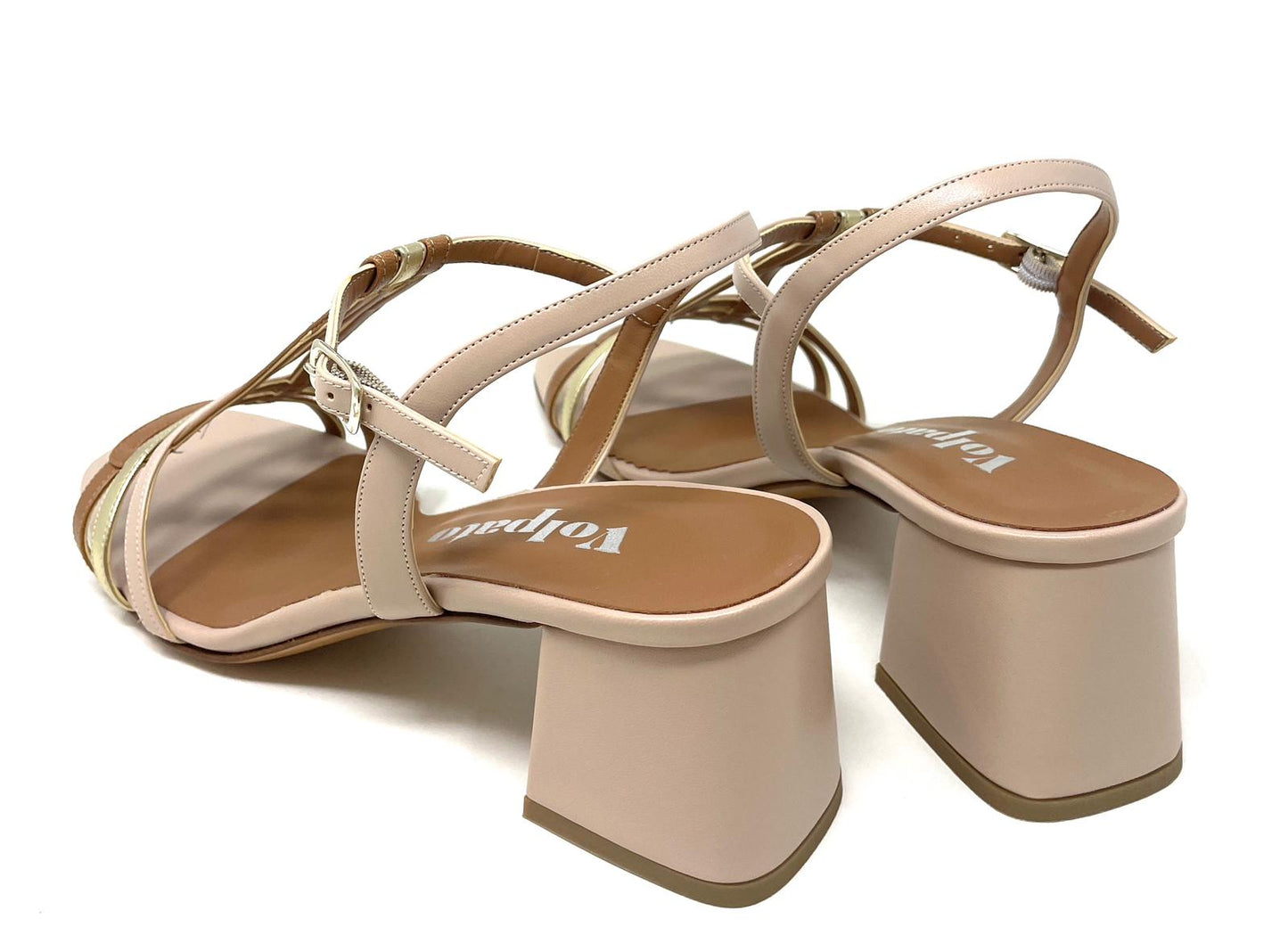 SANDALI CON TACCO VOLPATO DONNA NUDE - L333SOFT NUDE