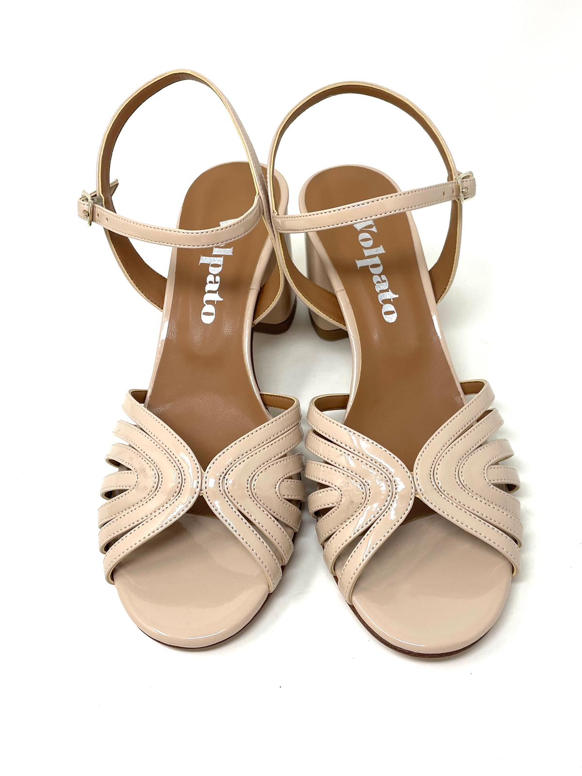 SANDALI CON TACCO VOLPATO DONNA NUDE - L338VER NUDE