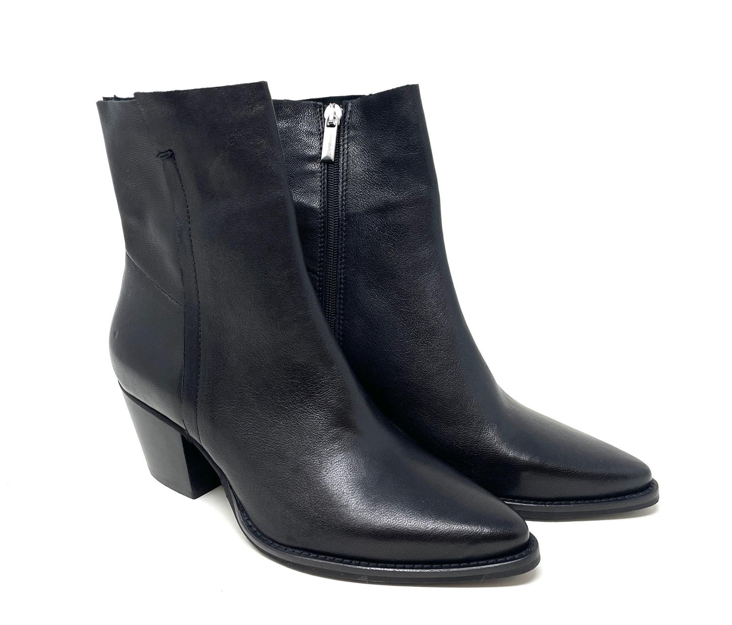 TRONCHETTI CON TACCO VOLPATO DONNA NERO - MARION08 NERO
