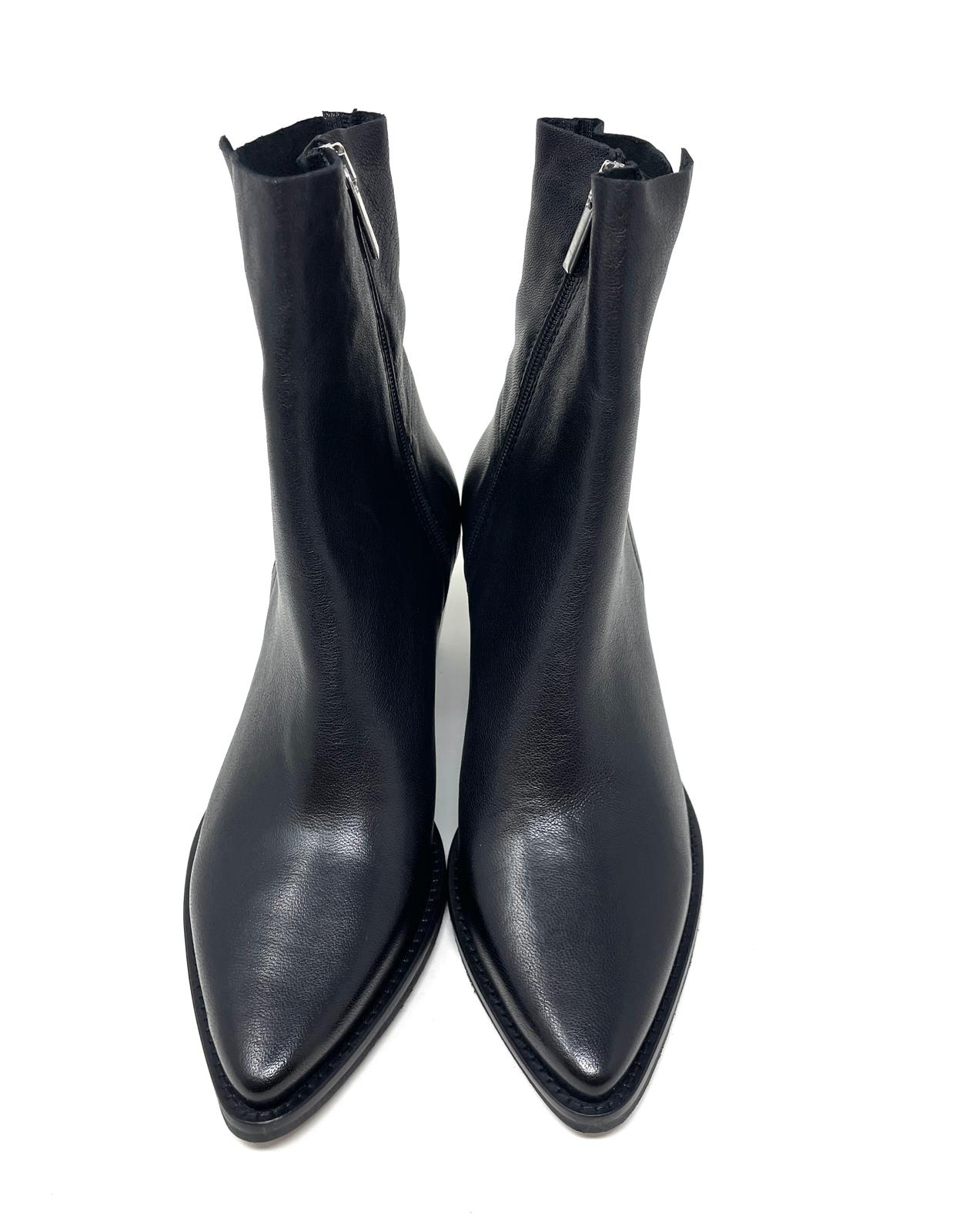 TRONCHETTI CON TACCO VOLPATO DONNA NERO - MARION08 NERO