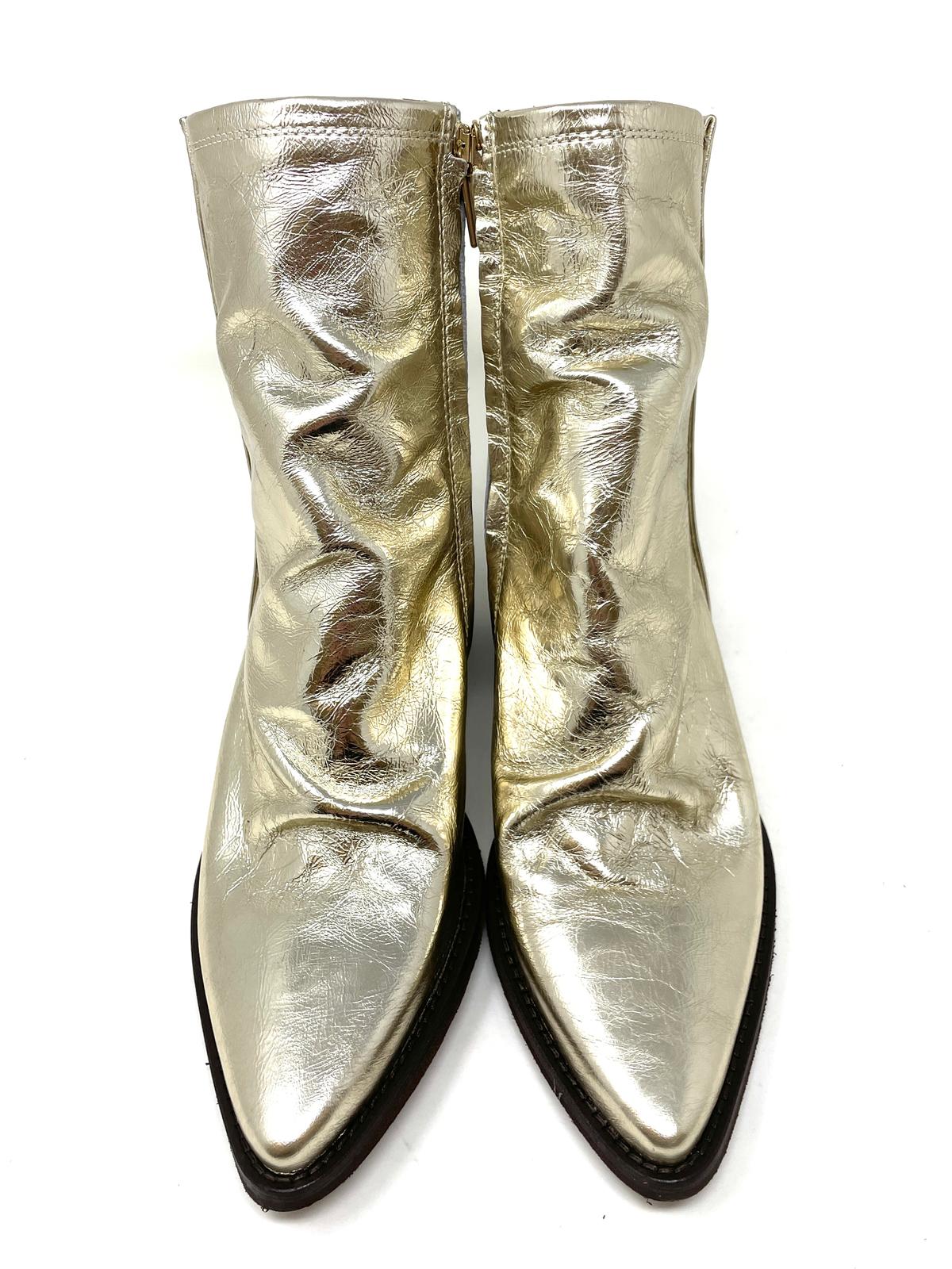TRONCHETTI CON TACCO VOLPATO DONNA PLATINO - MARION13 PLA