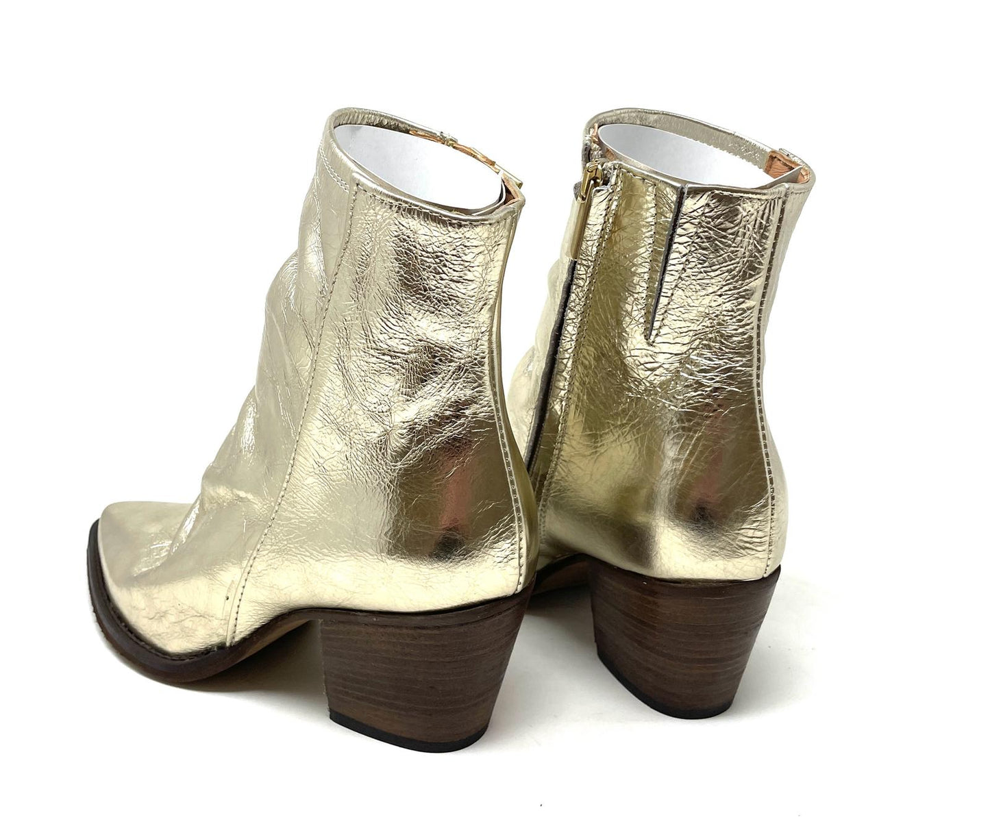 TRONCHETTI CON TACCO VOLPATO DONNA PLATINO - MARION13 PLA