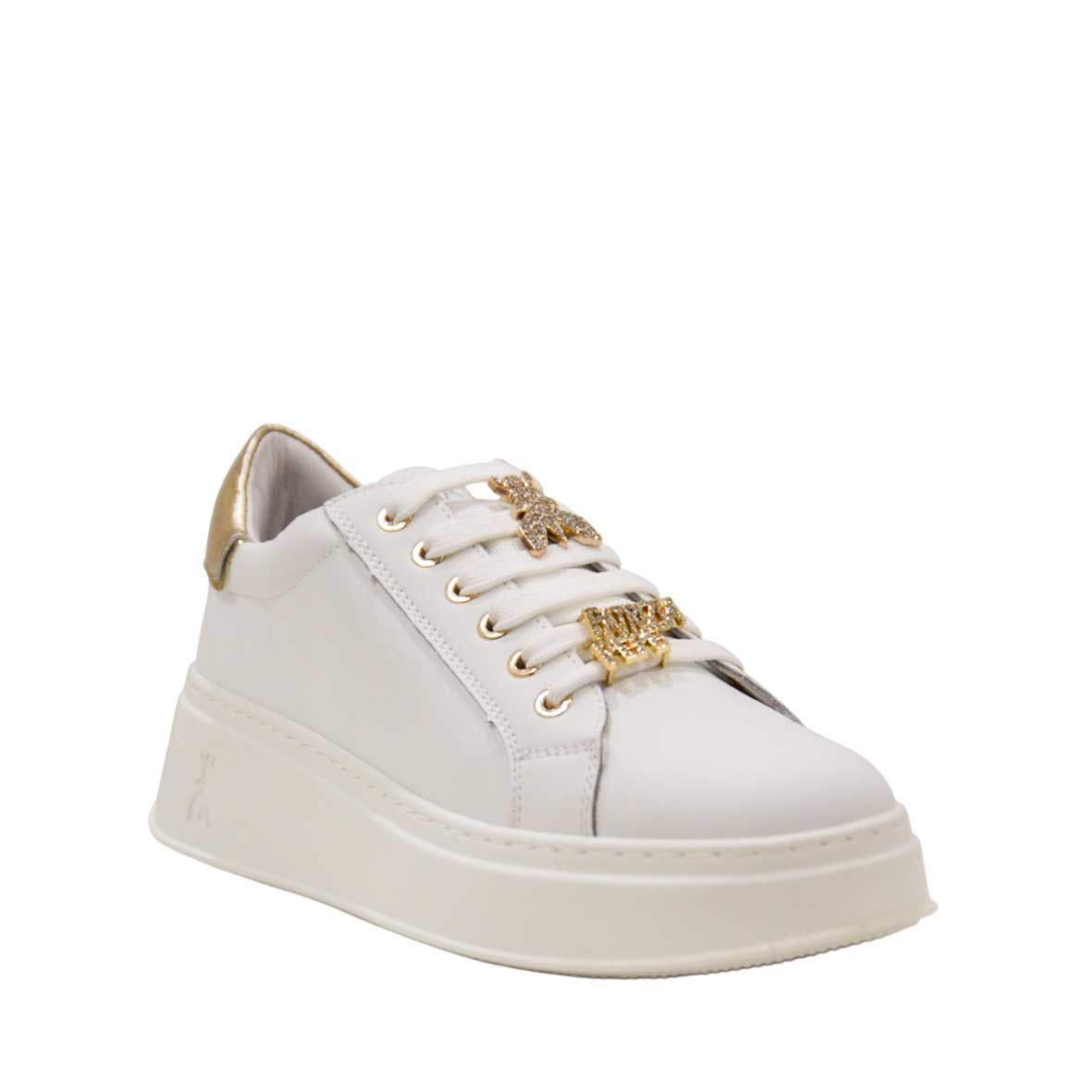SNEAKERS PATRIZIA PEPE DONNA BIANCO - PJ302 BI/PL